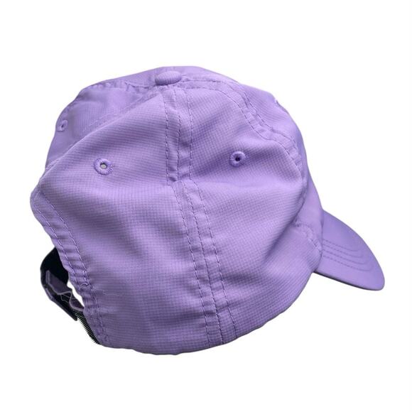 Ouray Women's Purple Embroidered Adjustable Strapback Baseball Cap Hat One Size - Picture 2 of 4